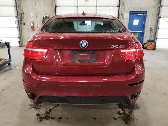 5UXFG43529L222375 - 2009 BMW X6 XDRIVE35I MAROON photo 6