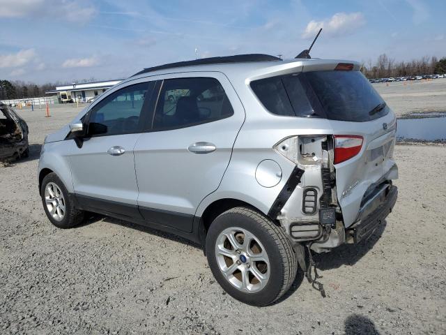 MAJ3P1TEXJC220161 - 2018 FORD ECOSPORT SE ვერცხლისფერი ფოტო 2