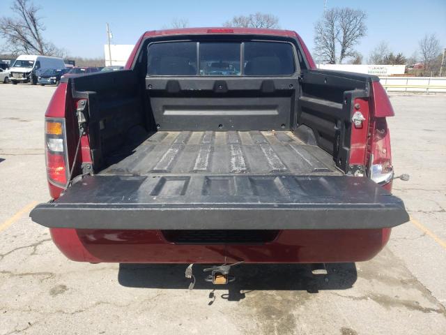 2HJYK162X6H550463 - 2006 HONDA RIDGELINE RT RED photo 6