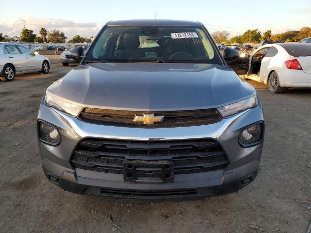 KL79MMS29NB101337 - 2022 CHEVROLET TRAILBLAZE LS GRAY photo 5