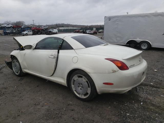 JTHFN48Y850063589 - 2005 LEXUS SC 430 WHITE photo 2