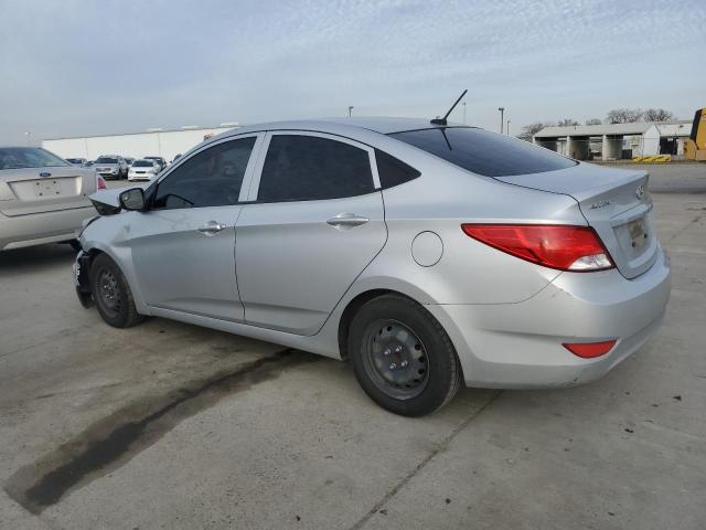 KMHCT4AE4FU831696 - 2015 HYUNDAI ACCENT GLS SILVER photo 2