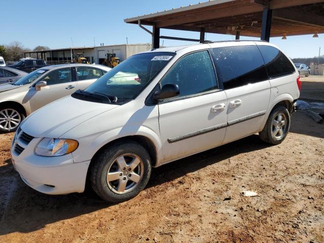 1D4GP45R17B176338 - 2007 DODGE CARAVAN SXT WHITE photo 1