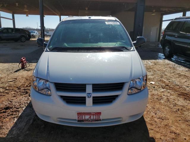 1D4GP45R17B176338 - 2007 DODGE CARAVAN SXT WHITE photo 5