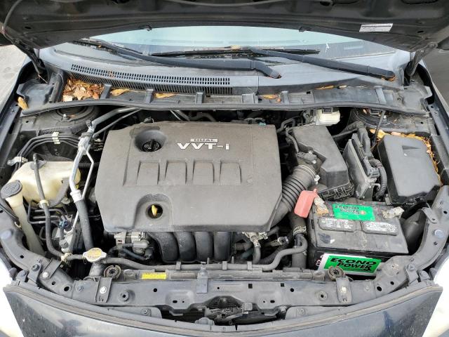 1NXBU4EE1AZ239474 - 2010 TOYOTA COROLLA BASE GRAY photo 11