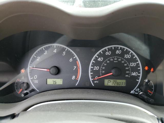 1NXBU4EE1AZ239474 - 2010 TOYOTA COROLLA BASE GRAY photo 9