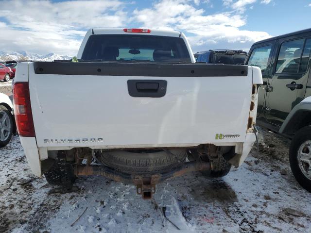 3GCUKUEJ8BG112791 - 2011 CHEVROLET SILVERADO K1500 HYBRID WHITE photo 6