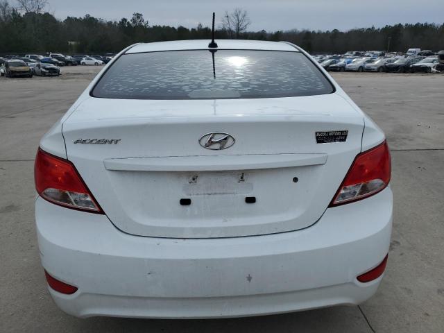 KMHCT4AE6GU160792 - 2016 HYUNDAI ACCENT SE WHITE photo 6