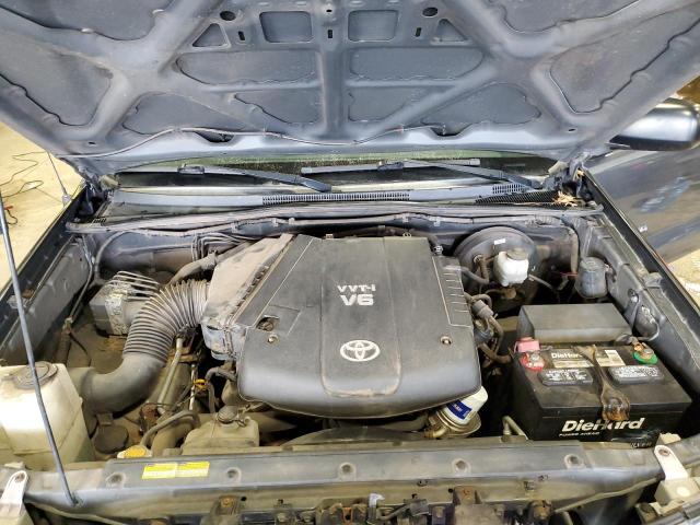 5TEUU4EN1AZ721852 - 2010 TOYOTA TACOMA ACCESS CAB გრაფიტი ფოტო 11