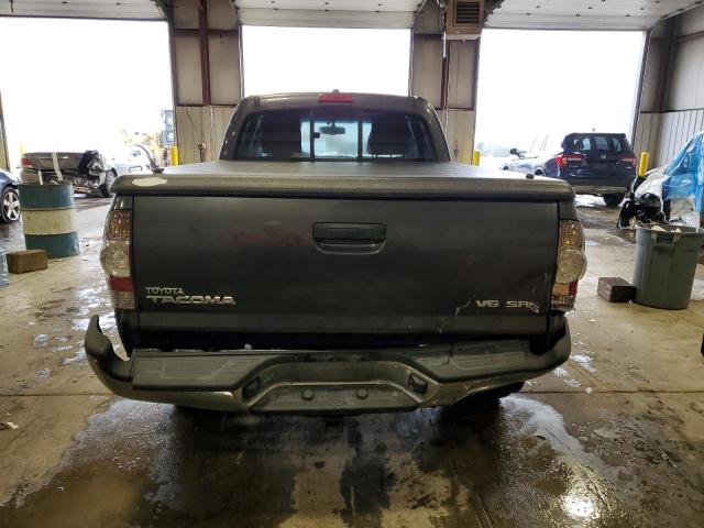 5TEUU4EN1AZ721852 - 2010 TOYOTA TACOMA ACCESS CAB გრაფიტი ფოტო 6