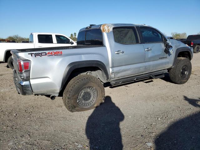 3TYCZ5AN8NT094681 - 2022 TOYOTA TACOMA DOUBLE CAB SILVER photo 3