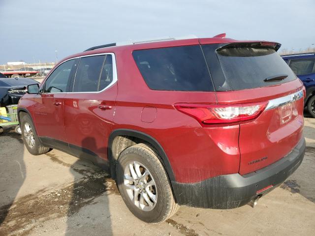 1GNERGKW3JJ267495 - 2018 CHEVROLET TRAVERSE LT RED photo 2