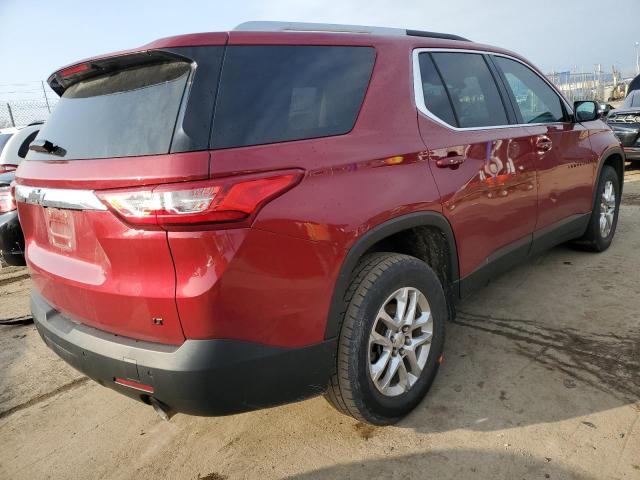 1GNERGKW3JJ267495 - 2018 CHEVROLET TRAVERSE LT RED photo 3