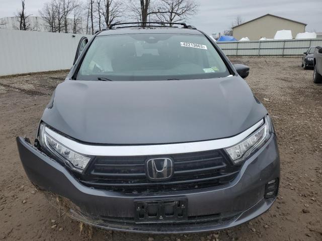 5FNRL6H9XNB069369 - 2022 HONDA ODYSSEY ELITE Szary zdjęcie 5