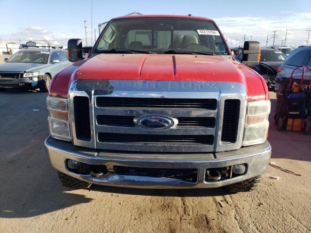 1FTWX31R98EC62859 - 2008 FORD F350 SRW SUPER DUTY RED photo 5