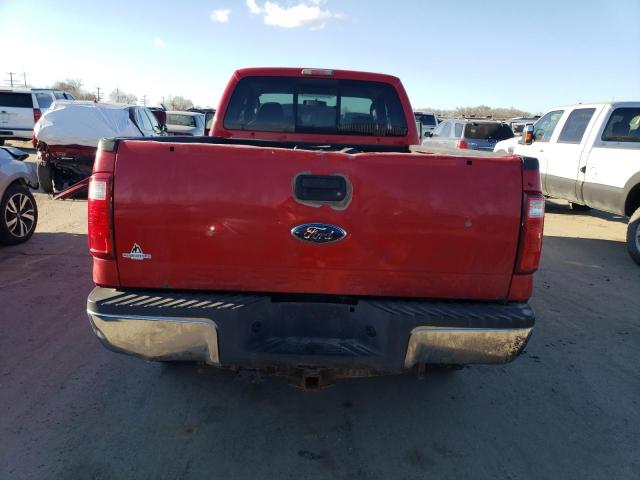 1FTWX31R98EC62859 - 2008 FORD F350 SRW SUPER DUTY RED photo 6