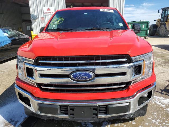 1FTEW1C59JKD37192 - 2018 FORD F150 SUPERCREW RED photo 5