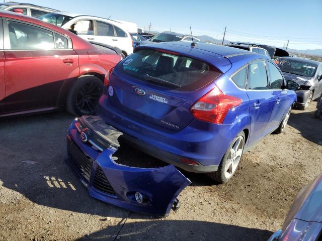 1FADP3N23EL183656 - 2014 FORD FOCUS TITANIUM BLUE photo 3