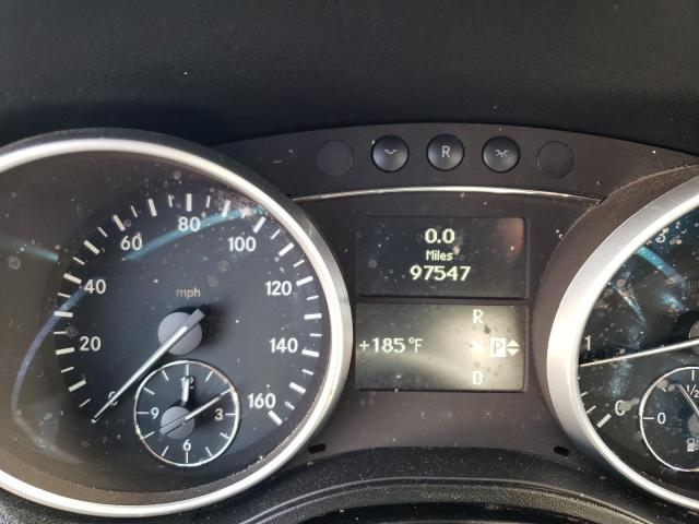 4JGBB8GBXBA651217 - 2011 MERCEDES-BENZ ML 350 4MATIC BLACK photo 9