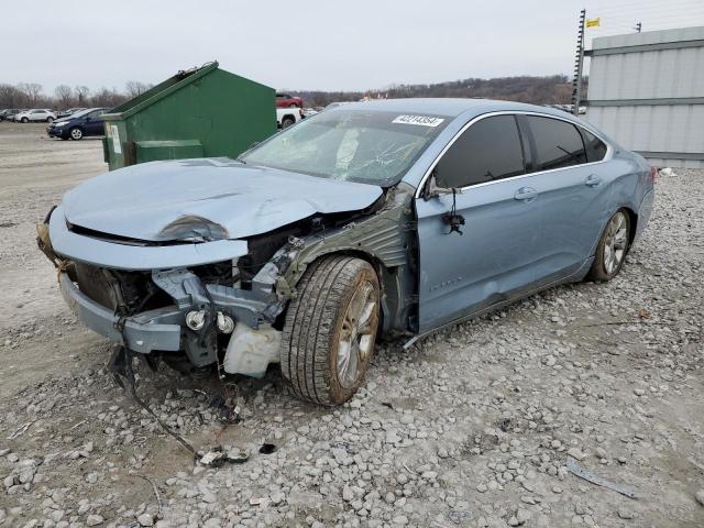 1G1115SL5EU159563 - 2014 CHEVROLET IMPALA LT BLUE photo 1