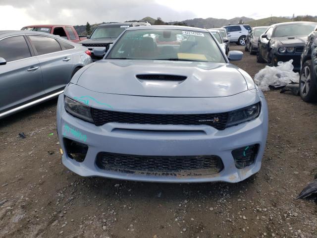 2C3CDXGJ1NH179651 - 2022 DODGE CHARGER SCAT PACK GRAY photo 5