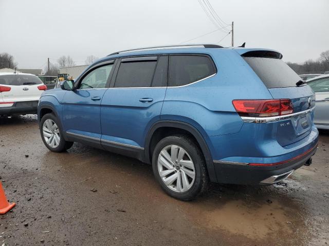 1V2BR2CAXMC508204 - 2021 VOLKSWAGEN ATLAS SEL BLUE photo 2