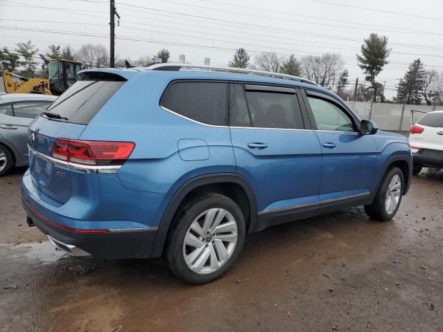 1V2BR2CAXMC508204 - 2021 VOLKSWAGEN ATLAS SEL BLUE photo 3