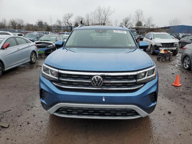 1V2BR2CAXMC508204 - 2021 VOLKSWAGEN ATLAS SEL BLUE photo 5