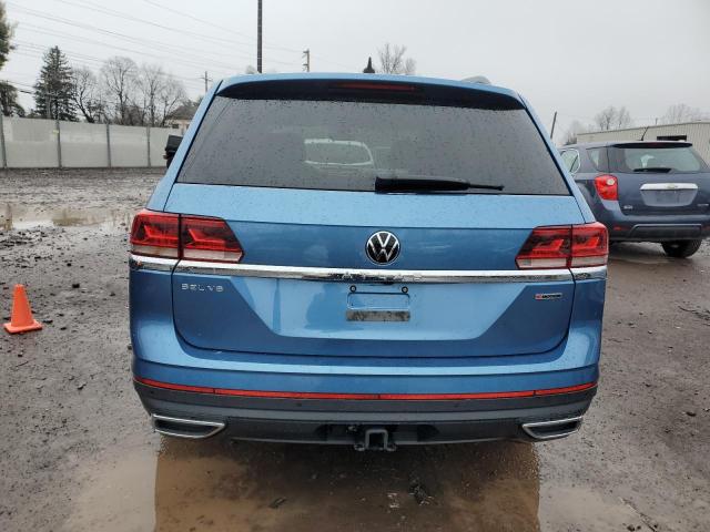 1V2BR2CAXMC508204 - 2021 VOLKSWAGEN ATLAS SEL BLUE photo 6