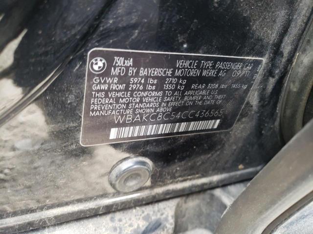 WBAKC8C54CC436565 - 2012 BMW ALPINA B7 LXI Սև լուսանկար 12