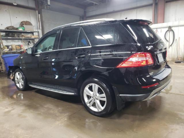 4JGDA5HB5CA036892 - 2012 MERCEDES-BENZ ML 350 4MATIC BLACK photo 2