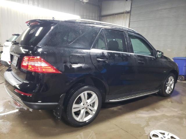 4JGDA5HB5CA036892 - 2012 MERCEDES-BENZ ML 350 4MATIC BLACK photo 3