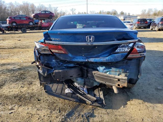 2HGFB2F5XDH571744 - 2013 HONDA CIVIC LX BLUE photo 6