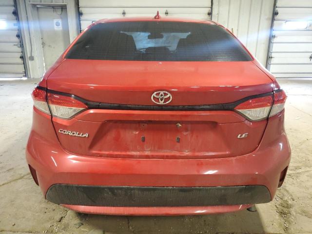 JTDEPMAE9MJ127820 - 2021 TOYOTA COROLLA LE RED photo 6