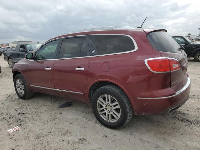 5GAKRAKDXFJ317034 - 2015 BUICK ENCLAVE MAROON photo 2