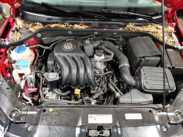 3VW2K7AJ1EM255910 - 2014 VOLKSWAGEN JETTA BASE 红色 照片 11