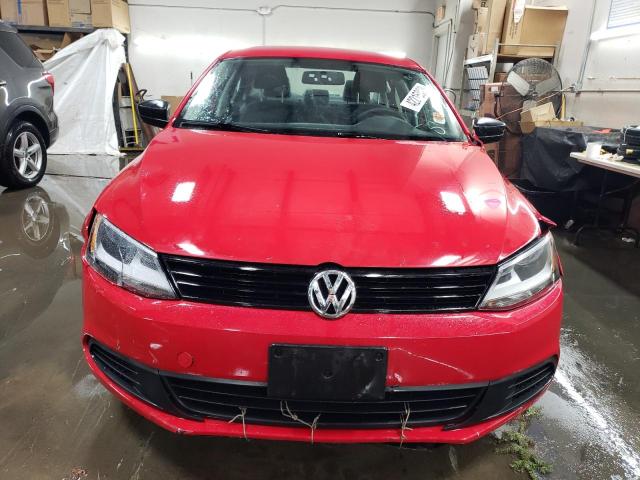 3VW2K7AJ1EM255910 - 2014 VOLKSWAGEN JETTA BASE 红色 照片 5
