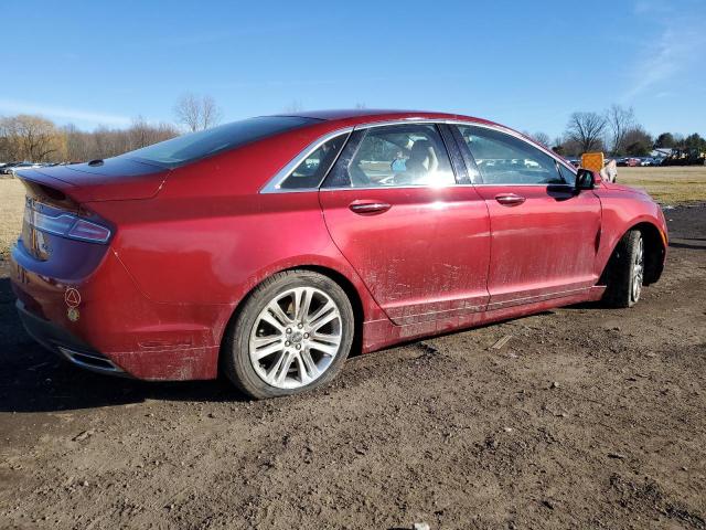 3LN6L2JK7ER800276 - 2014 LINCOLN MKZ RED photo 3