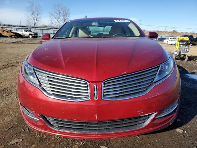 3LN6L2JK7ER800276 - 2014 LINCOLN MKZ RED photo 5