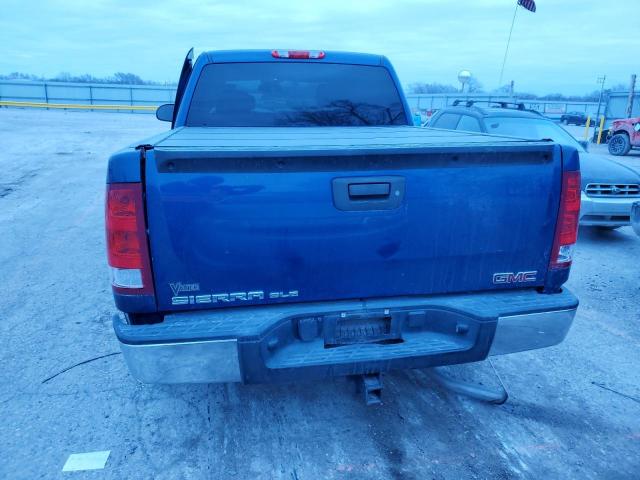 3GTP2VE77DG319747 - 2013 GMC SIERRA K1500 SLE BLUE photo 6