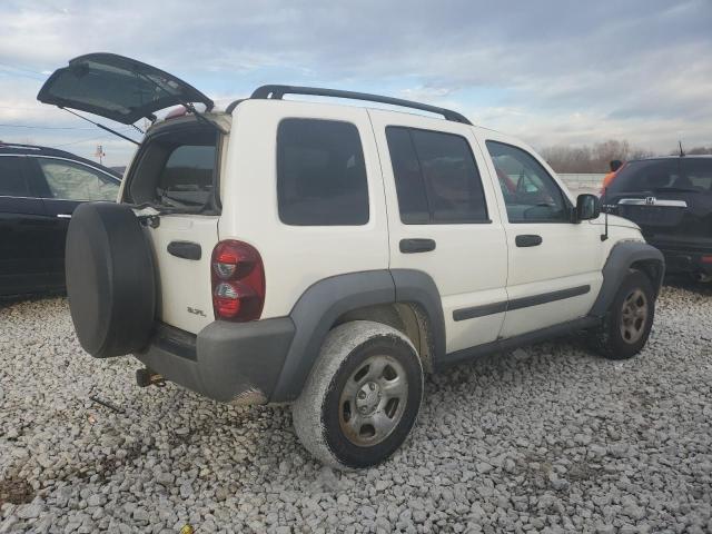 1J4GL48K17W603575 - 2007 JEEP LIBERTY SPORT WHITE photo 3