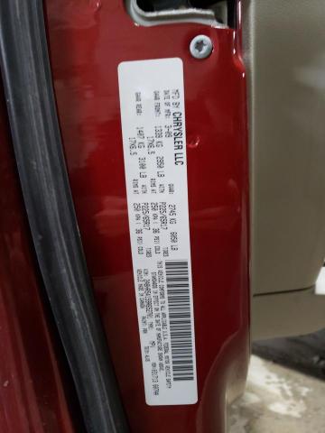 2A8HR54159R652701 - 2009 CHRYSLER TOWN & COU TOURING წითელი ფოტო 13