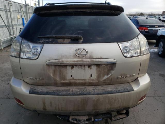 2T2HA31U16C102761 - 2006 LEXUS RX 330 GOLD photo 6