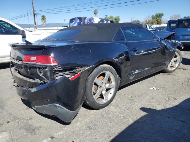 2G1FB3D33E9288631 - 2014 CHEVROLET CAMARO LT BLACK photo 3