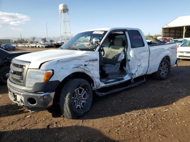 1FTFX1ETXEKG08912 - 2014 FORD F150 SUPER CAB WHITE photo 1