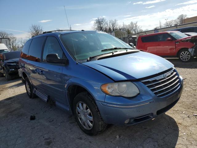 2A4GP64L77R316247 - 2007 CHRYSLER TOWN & COU LIMITED BLUE photo 4