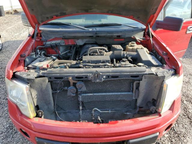 1FTRX14839FA89582 - 2009 FORD F150 SUPER CAB RED photo 11