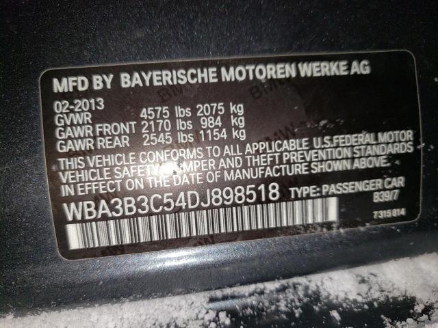 WBA3B3C54DJ898518 - 2013 BMW 328 XI BLACK photo 12