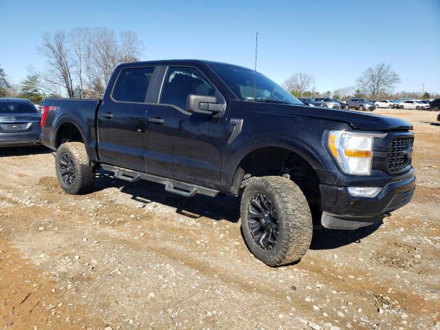 1FTFW1E54NKE53360 - 2022 FORD F150 SUPERCREW BLACK photo 4