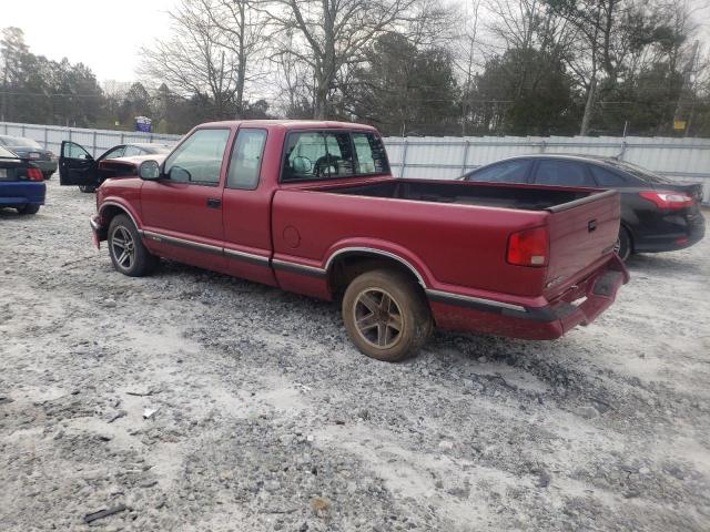 1GCCS19X5T8101800 - 1996 CHEVROLET S TRUCK S1 RED photo 2